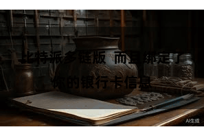 比特派多链版  而且绑定了你的银行卡信息