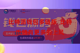 比特派钱包多链版  比特币领有更多的上风