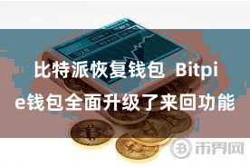 比特派恢复钱包  Bitpie钱包全面升级了来回功能