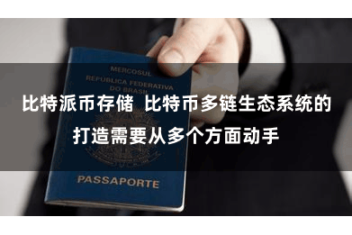 比特派币存储  比特币多链生态系统的打造需要从多个方面动手